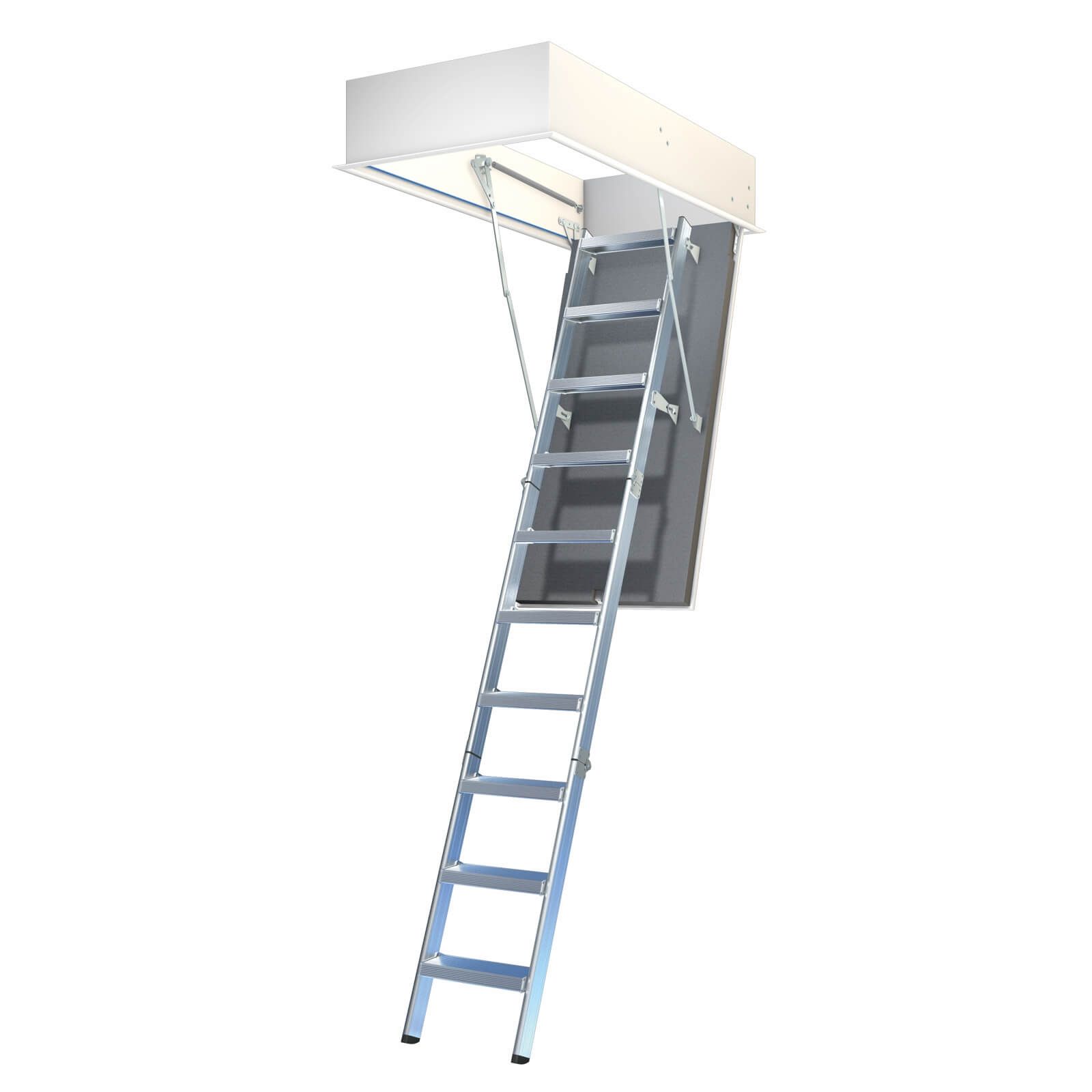 Wellhöfer Bodentreppe AluDrei: WS 3D oder WS 4D | 130 x 60 x 25 cm